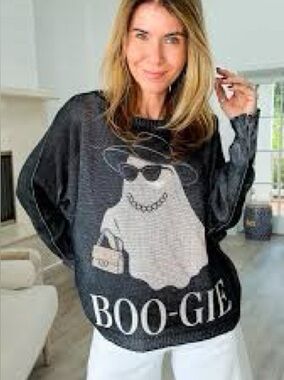 Italy Moda Lightweight Boo-gie Sweater